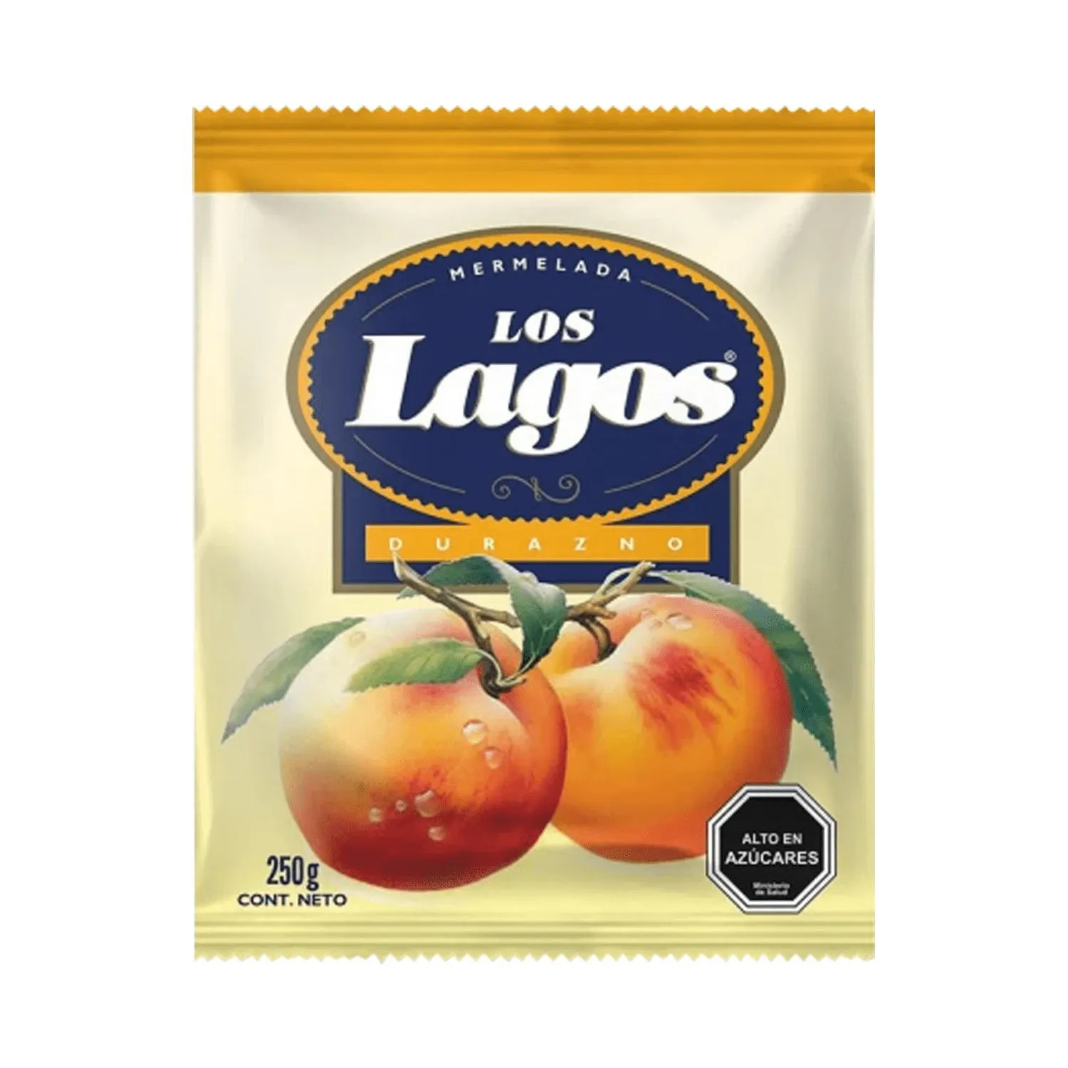 Mermelada Los Lagos de Durazno, 225gr.