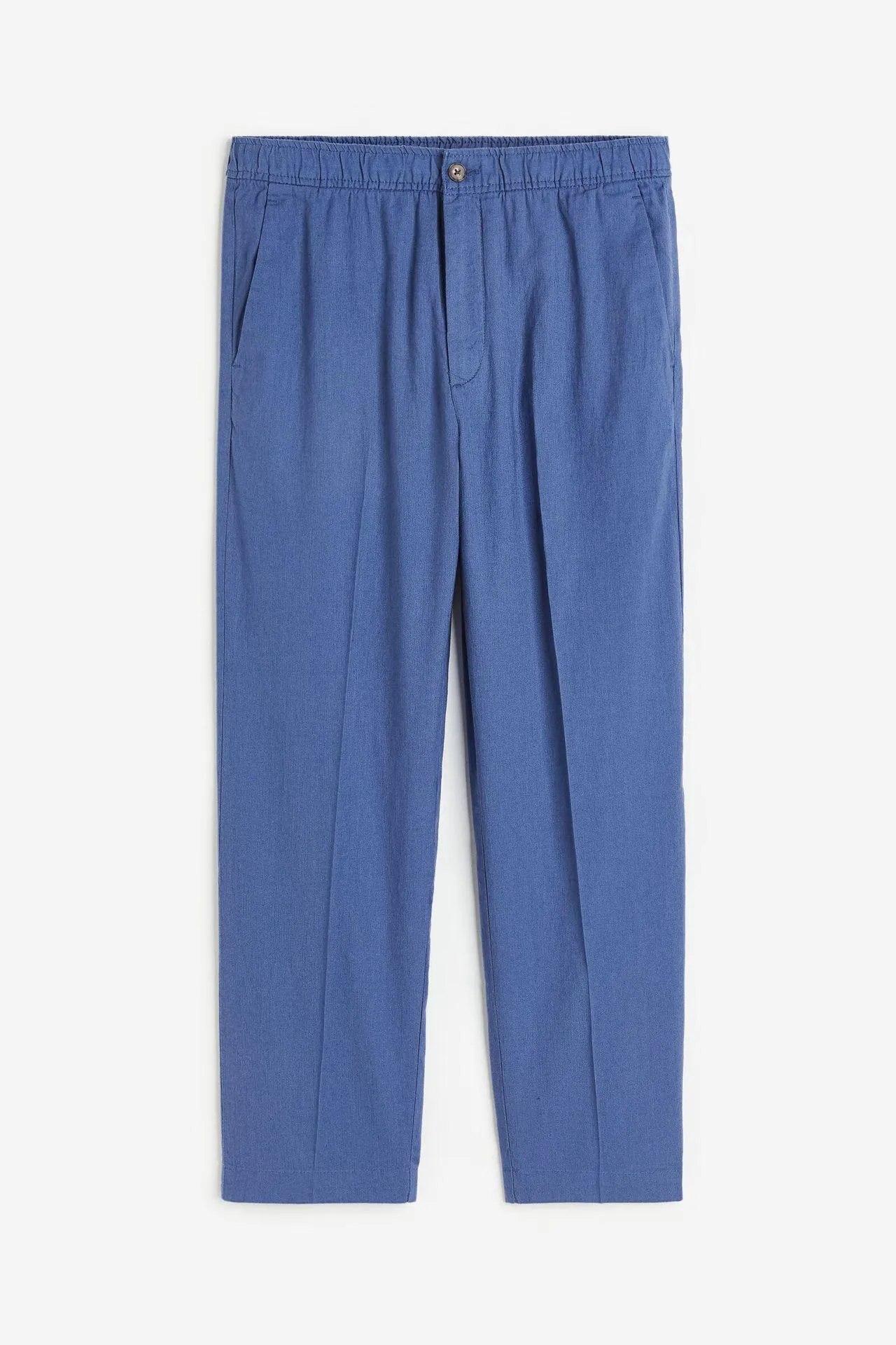 Pantalón en mezcla de lino Regular Fit