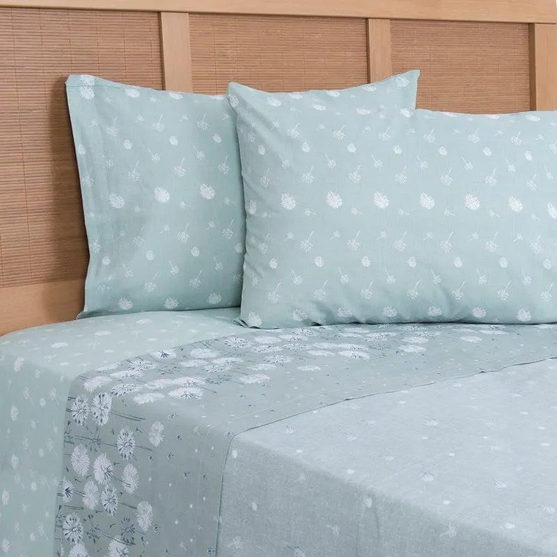 Sábana Estampada 144 Hilos King León Mashini