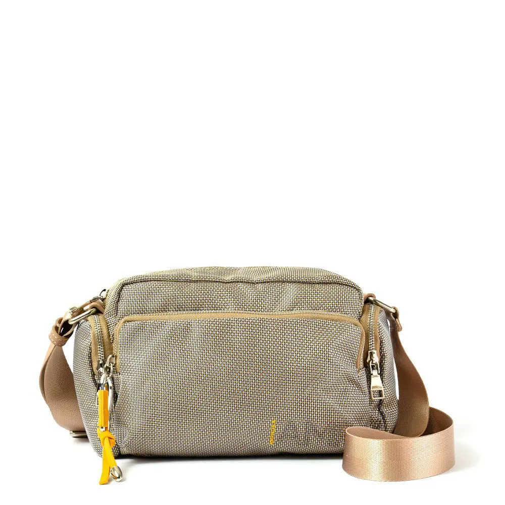 Oblina cartera bandolera beige oscuro
