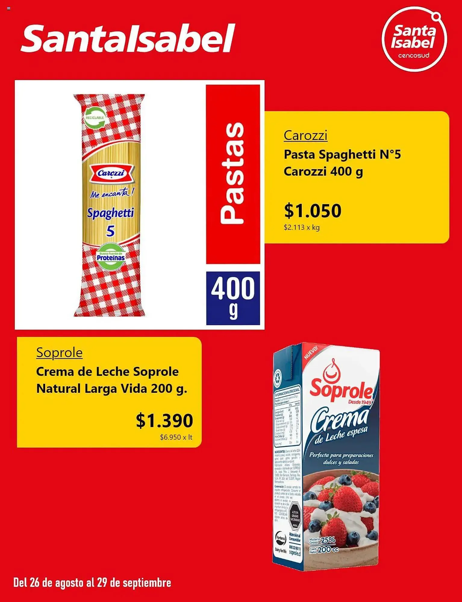 Catálogo de Catálogo Santa Isabel 22 de septiembre al 1 de octubre 2025 - Página 2