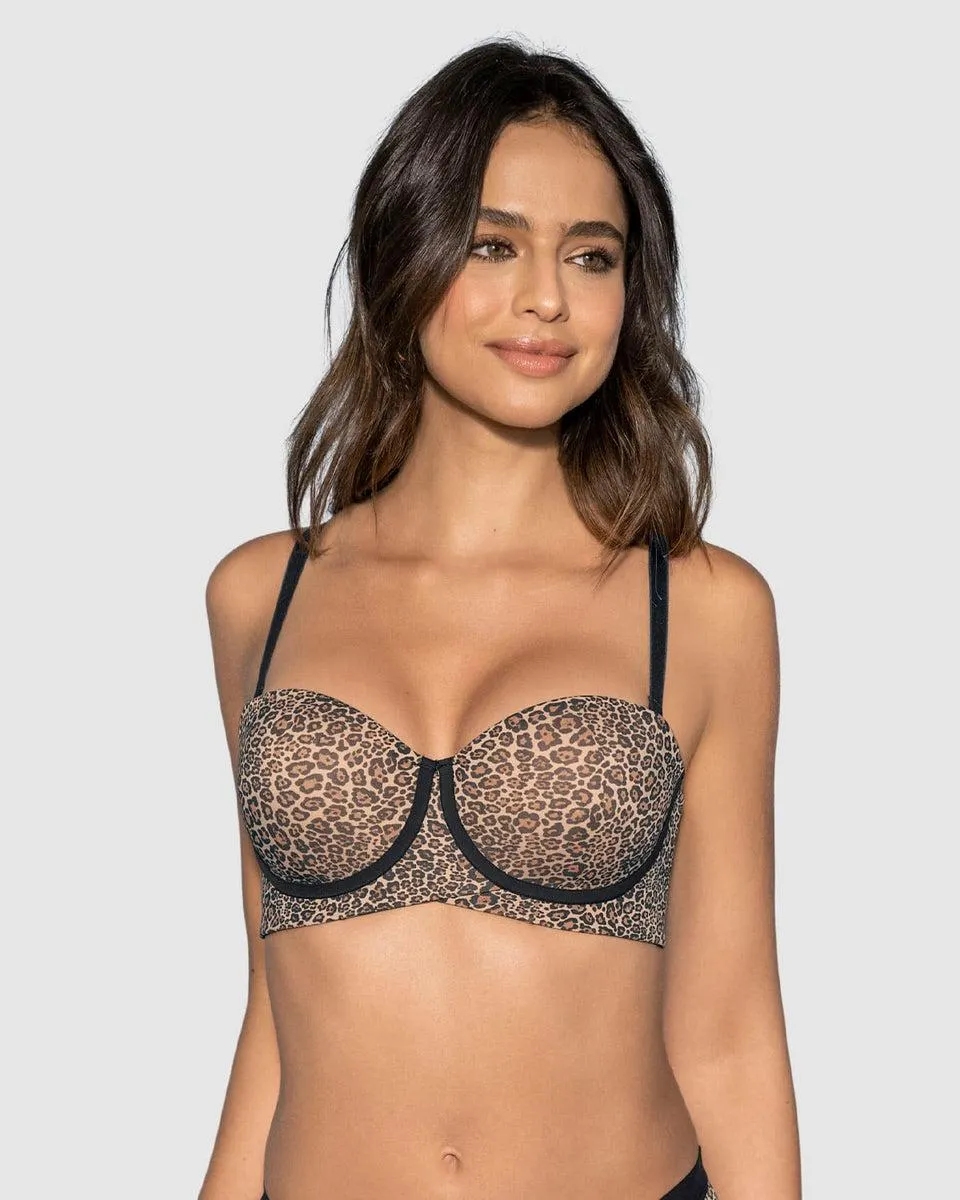 Sostén strapless ideal para busto mediano y grande