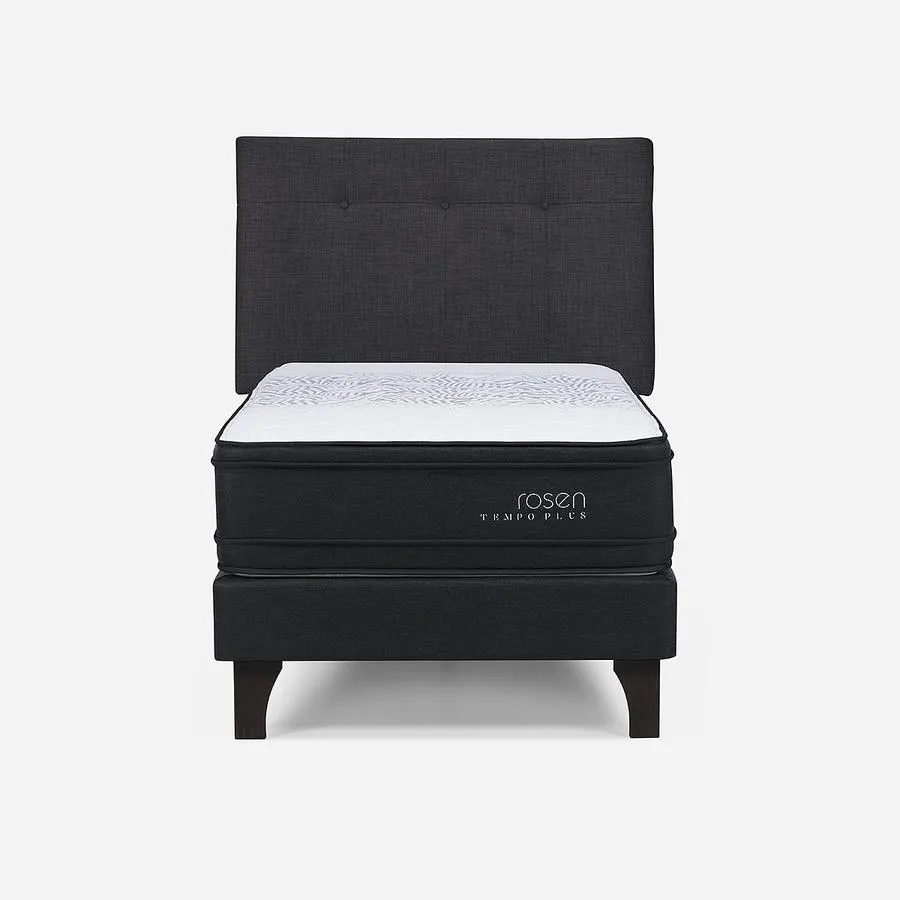 Cama Tempo Plus 1,5 Plazas + Respaldo New Bennet