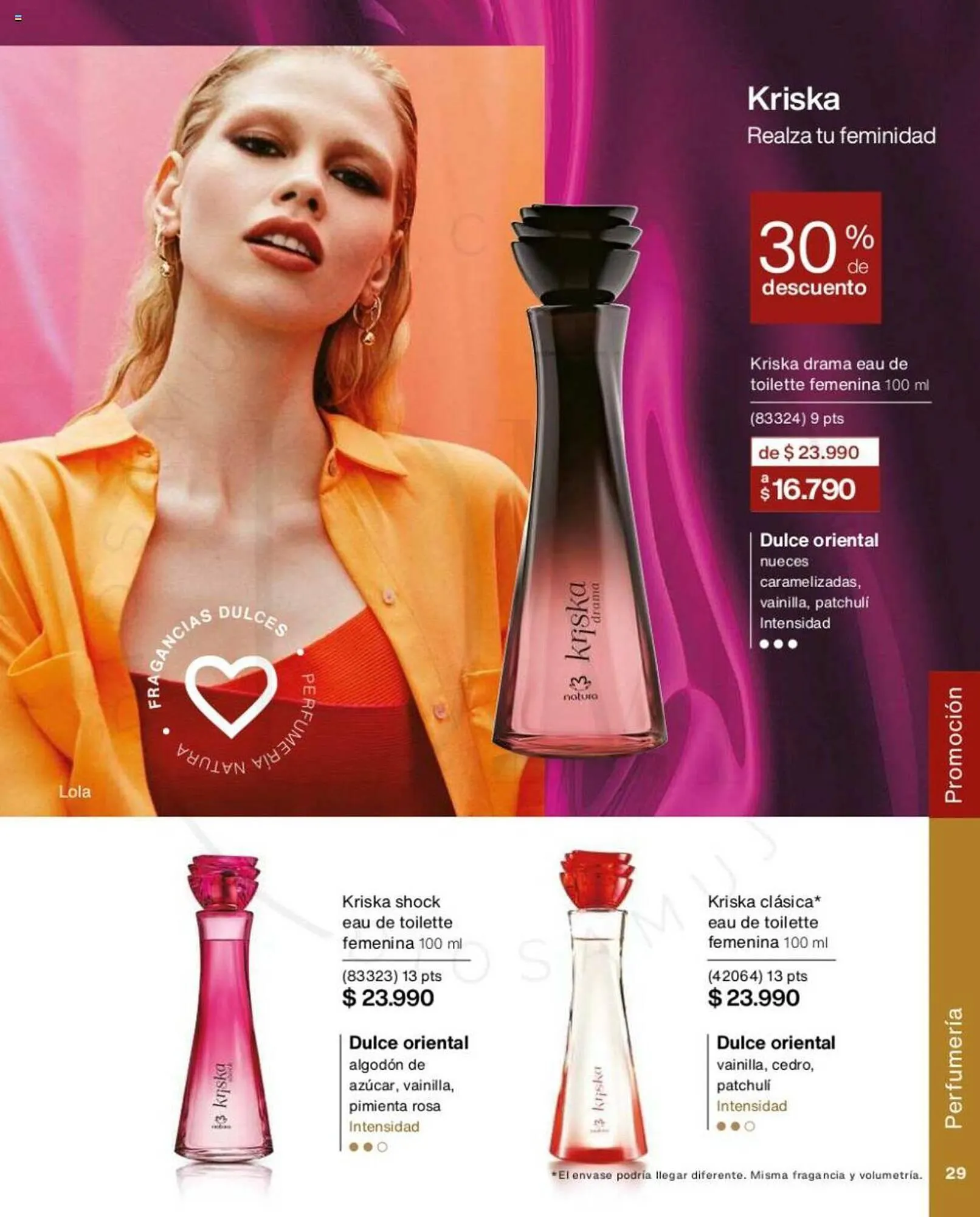 Catálogo de Catálogo Natura 31 de octubre al 30 de noviembre 2023 - Página 29