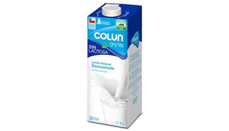 Leche Descremada Sin Lactosa Colun Edge 1lt