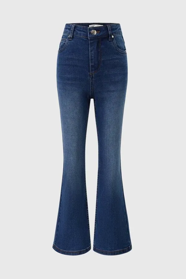 Jeans niÑa flare azul