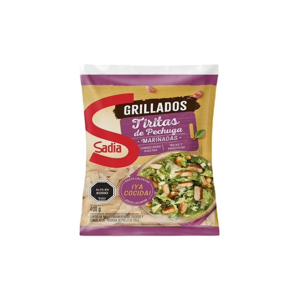 Pechugas Pollo Sadia Reb. Tiras 300 gr
