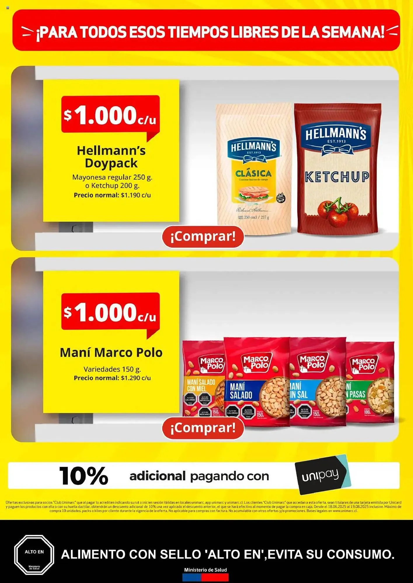 Catálogo de Catálogo Unimarc 18 de junio al 19 de agosto 2025 - Página 12