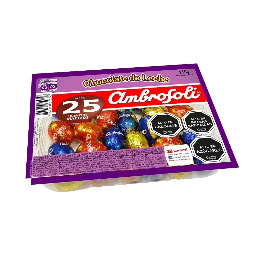 Huevitos de chocolate leche ma...