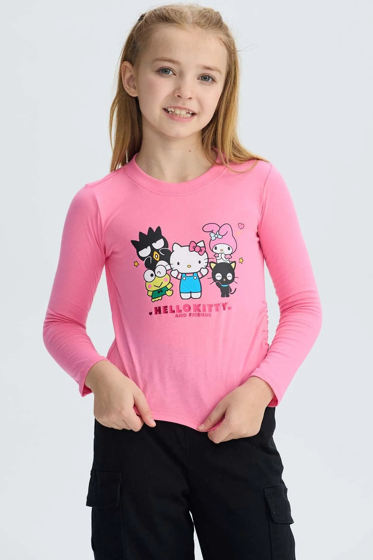 Polera Niña Hello Kitty Rosado