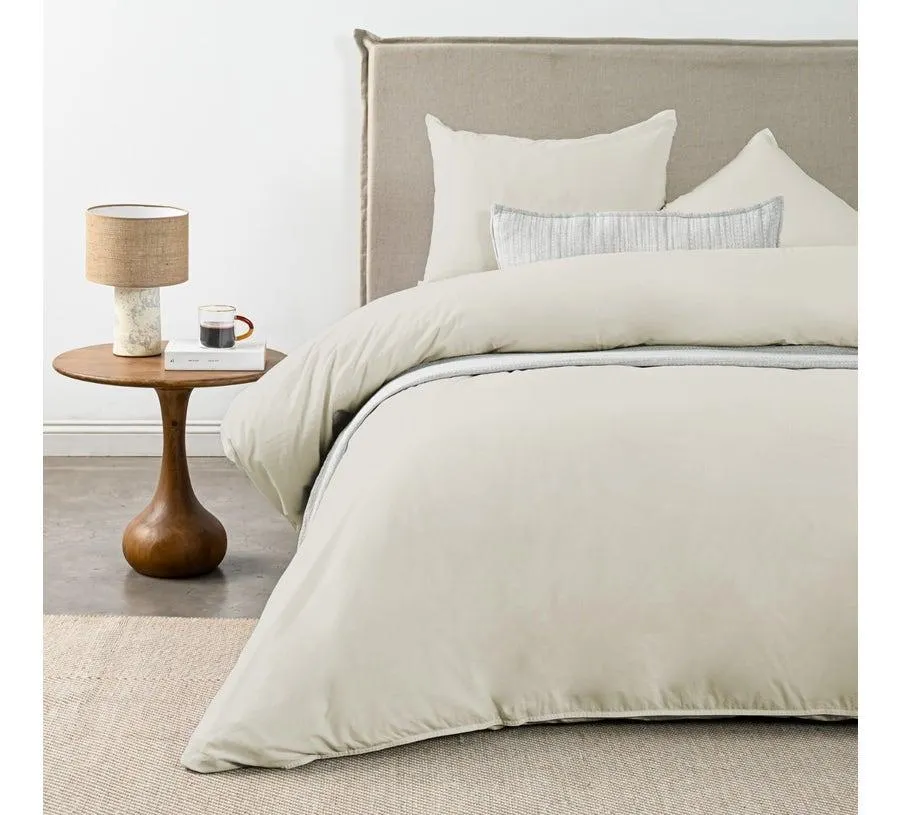 Funda Plumón King 180 Hilos Stonew Ecru