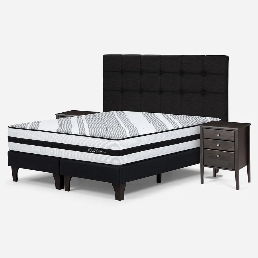 Cama Driven King + Muebles Issey