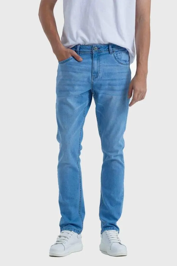 Jeans hombre slim 701 l azul claro