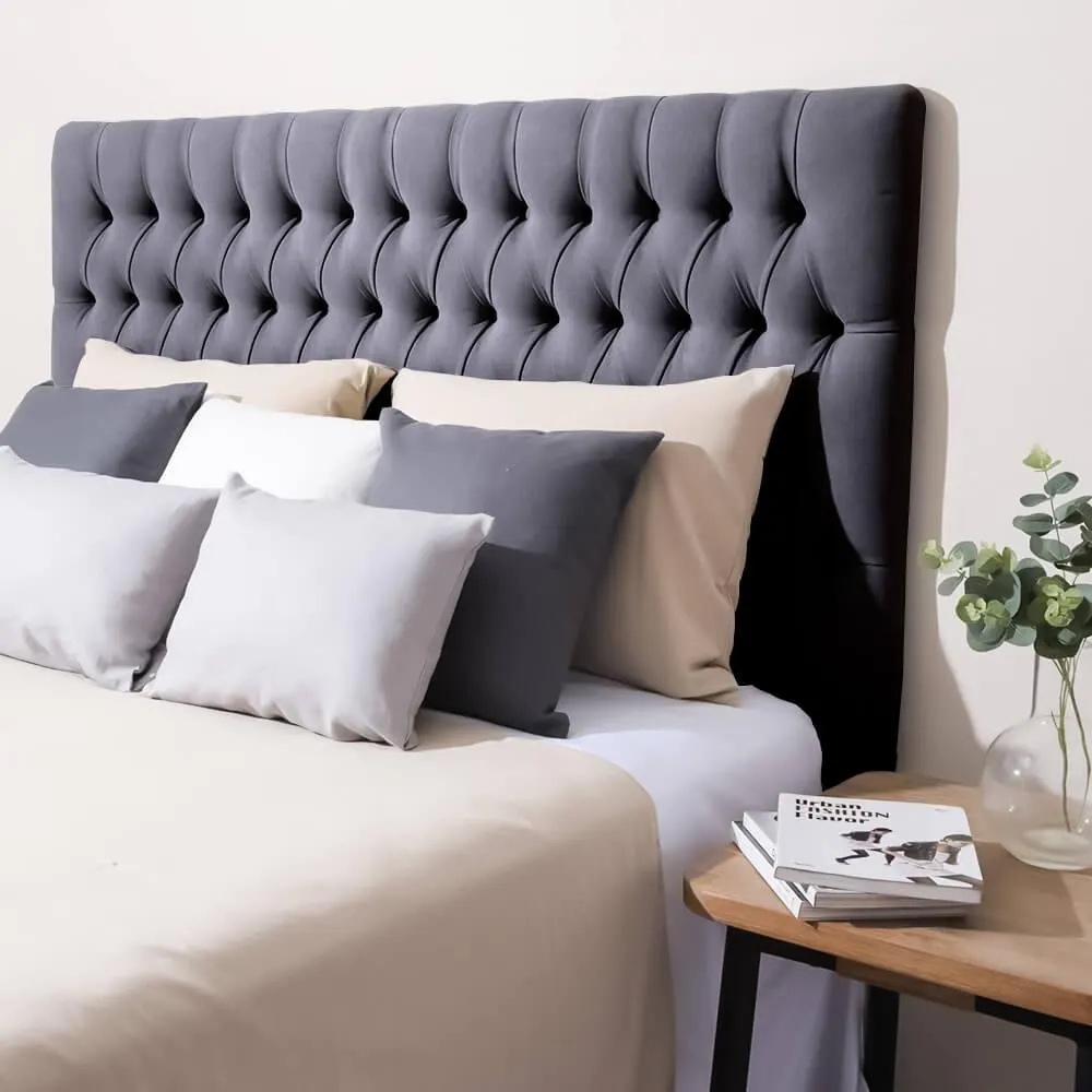 Respaldo Capitoné Antonella Gris