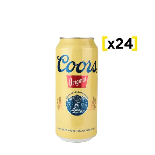 Cerveza Coors Lager lata 473 CC x24 | Liquidos.cl