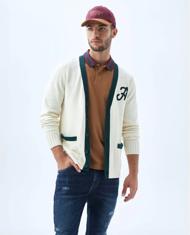 Cárdigan tejido para hombre