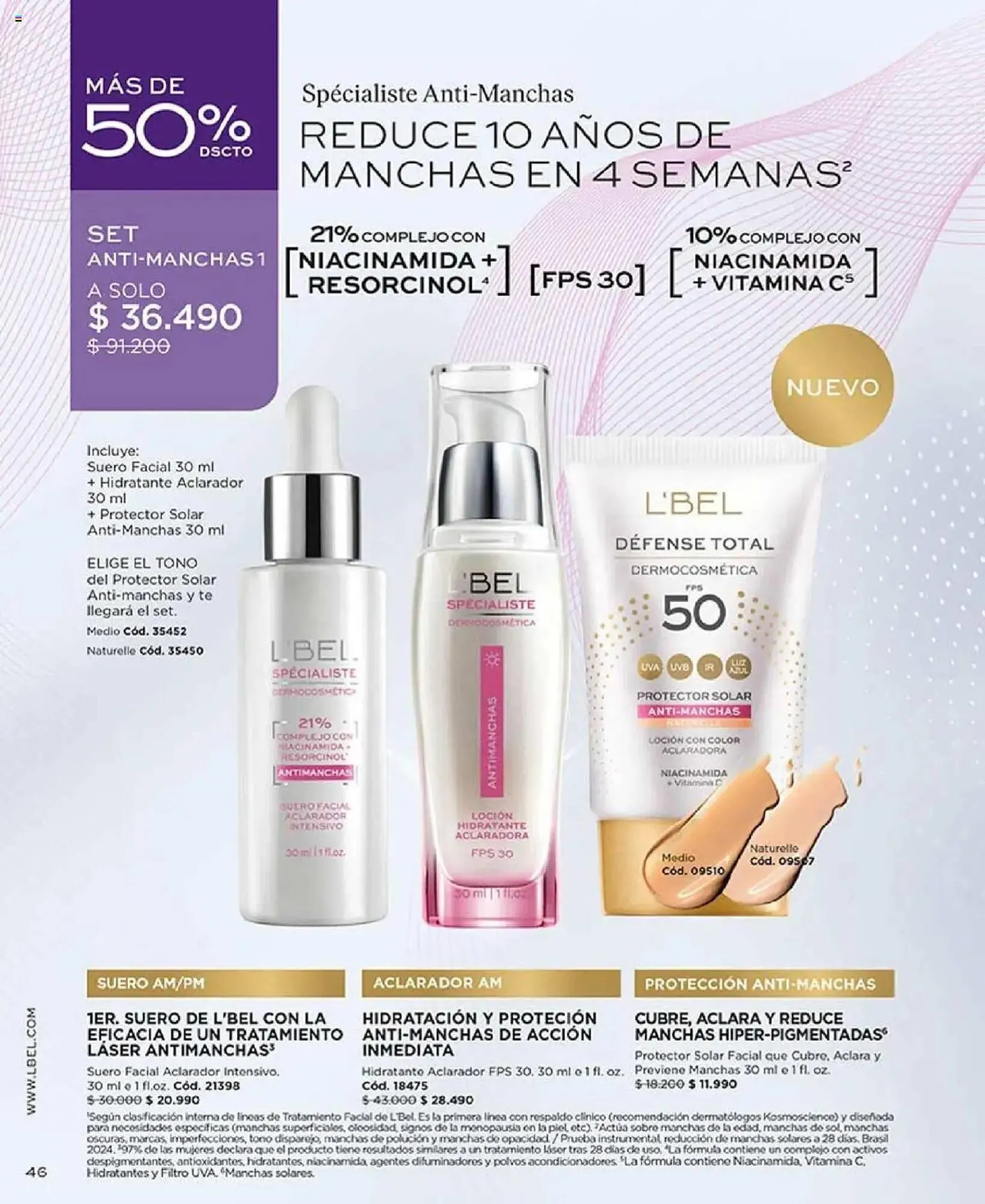 Catálogo de Catálogo L'Bel 29 de julio al 1 de septiembre 2025 - Página 46