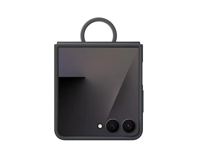 Carcasa silicona Galaxy Z Flip7 con anillo