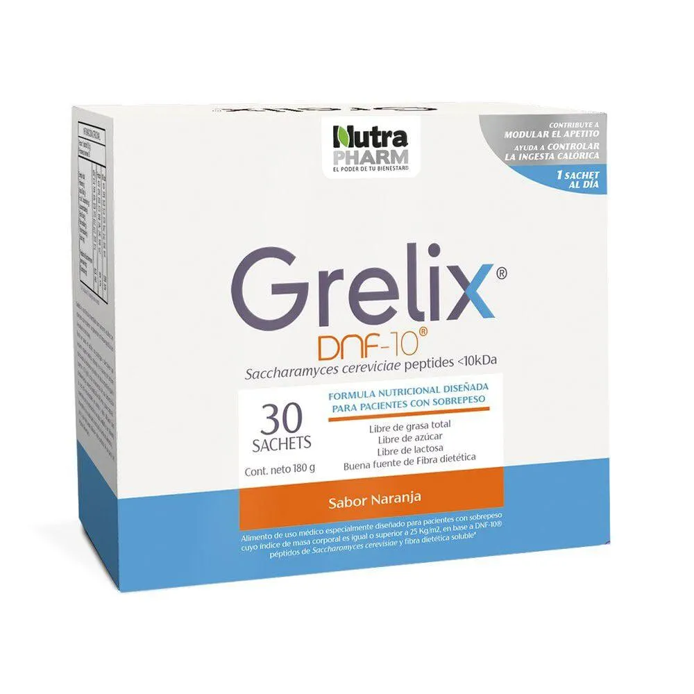Grelix Dnf-10 Sabor Naranja 30 Sachets