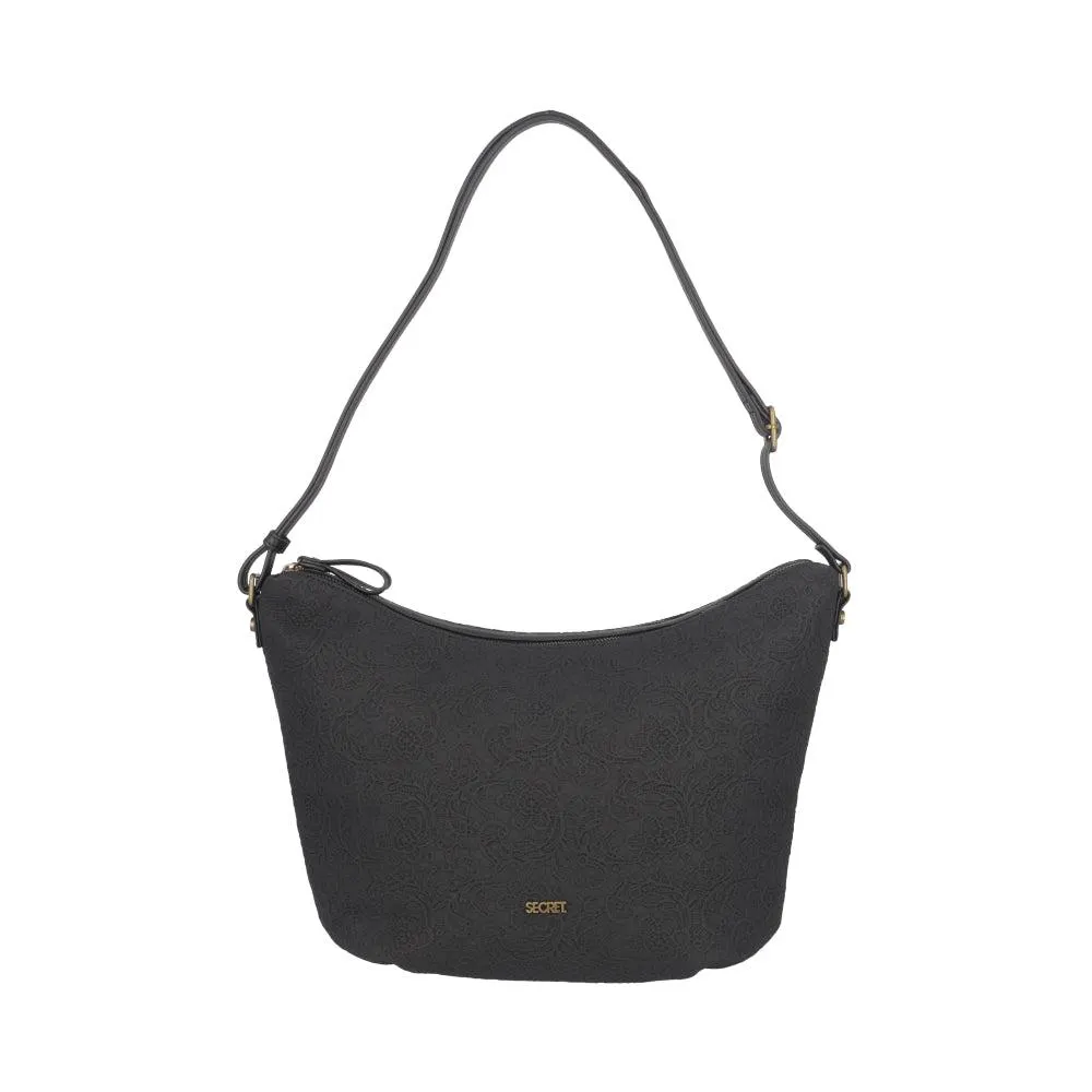 Cartera Bandolera Mumbai Negra Grande