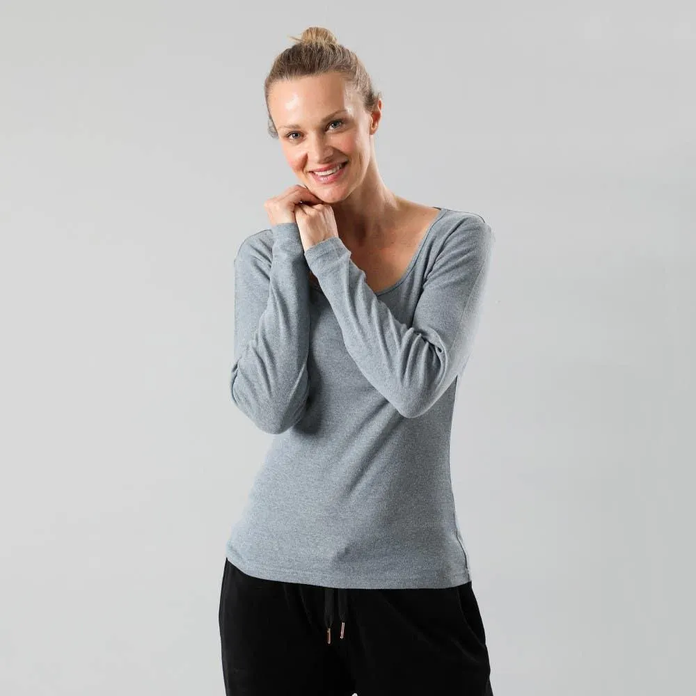 Camiseta Manga Larga Rib