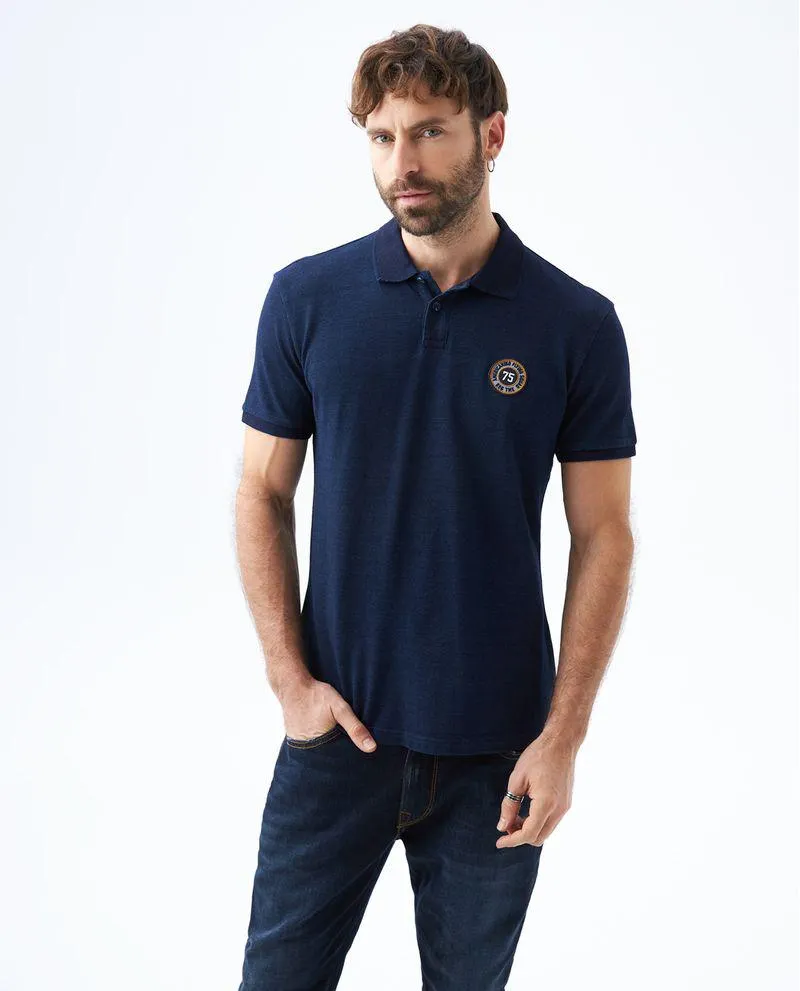 Polo con mini bordado para hombre