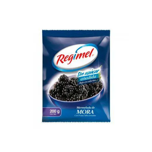 Mermelada De Mora Regimel Sin Azúcar 200 Gr
