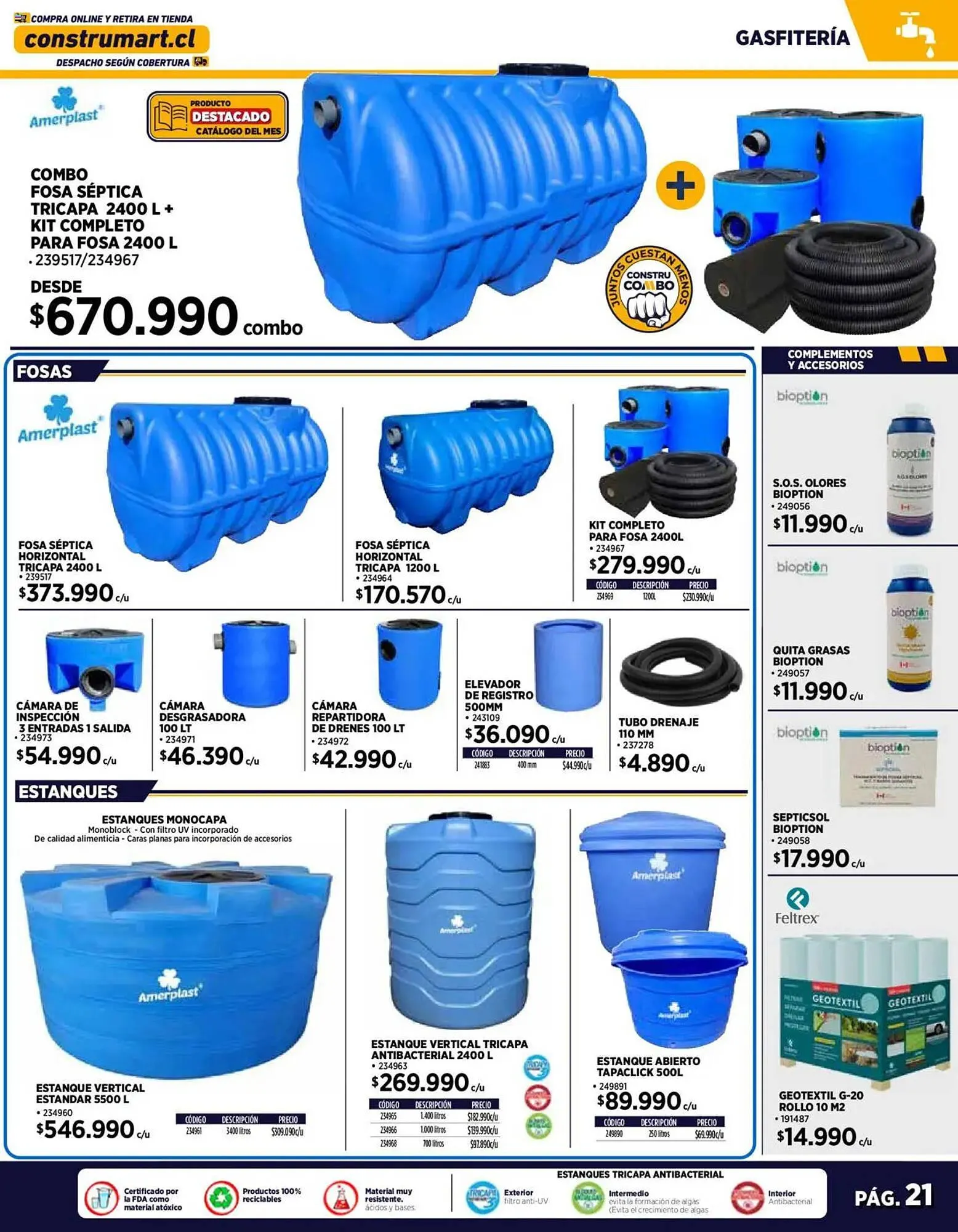 Catálogo de Catálogo Construmart 1 de febrero al 28 de febrero 2025 - Página 21
