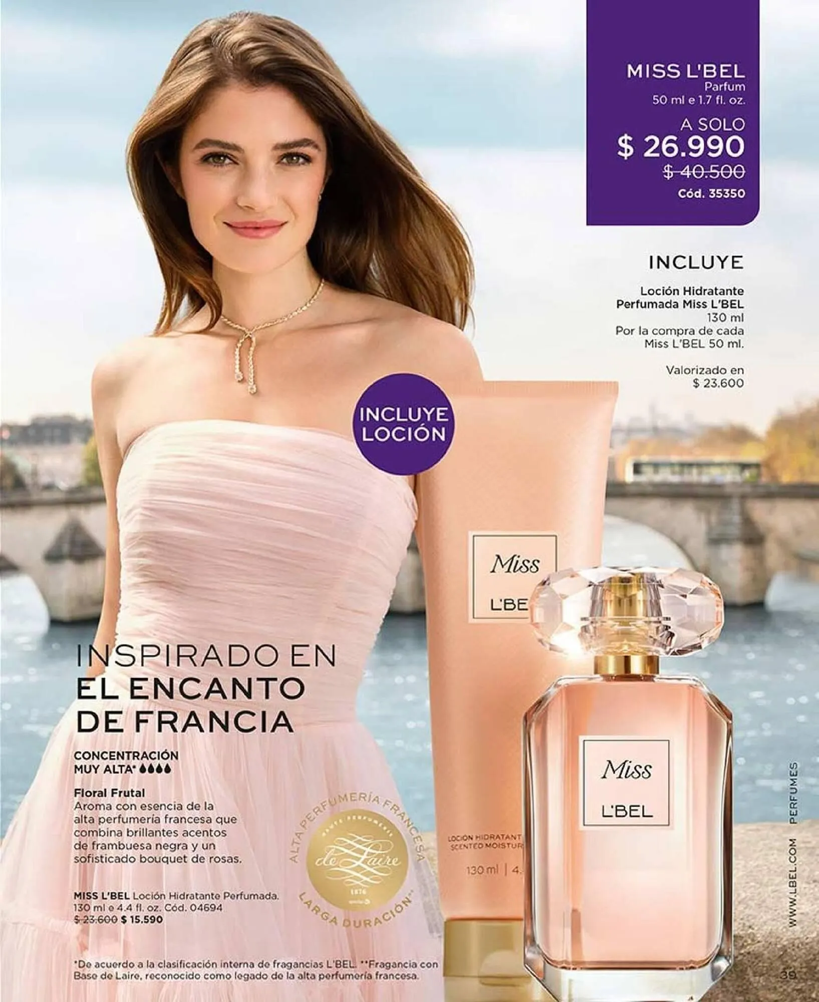 Catálogo de Catálogo L'Bel 12 de febrero al 31 de marzo 2025 - Página 39