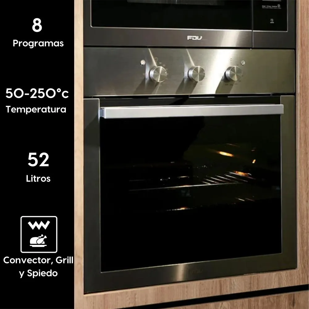 Horno Empotrado Elite 52 Lts FDV