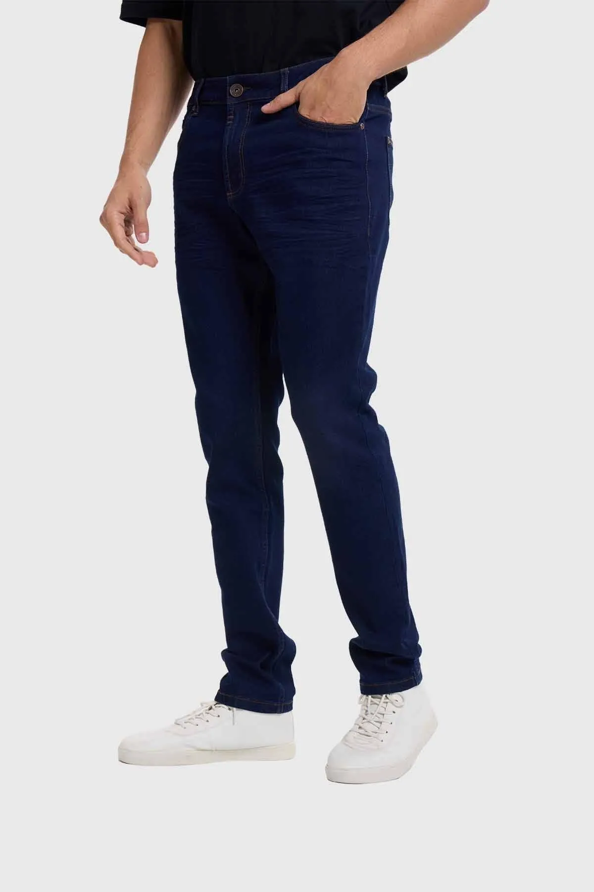 Jeans Hombre Slim Azul