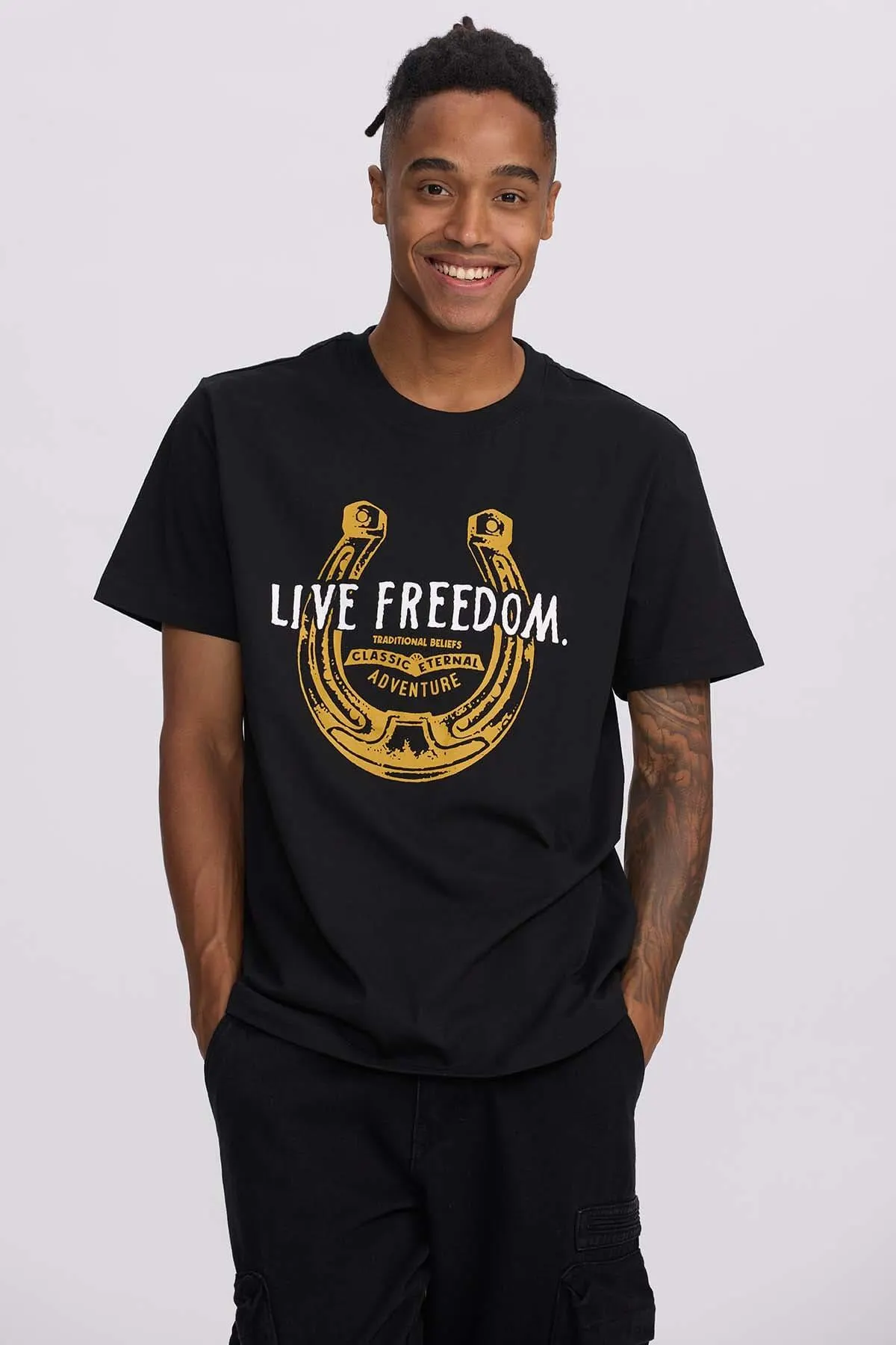 Polera Hombre Central West Negro