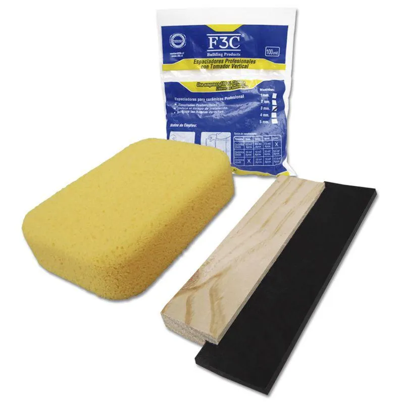 Tripack Esponja, Separadores 3 mm y Fraguador