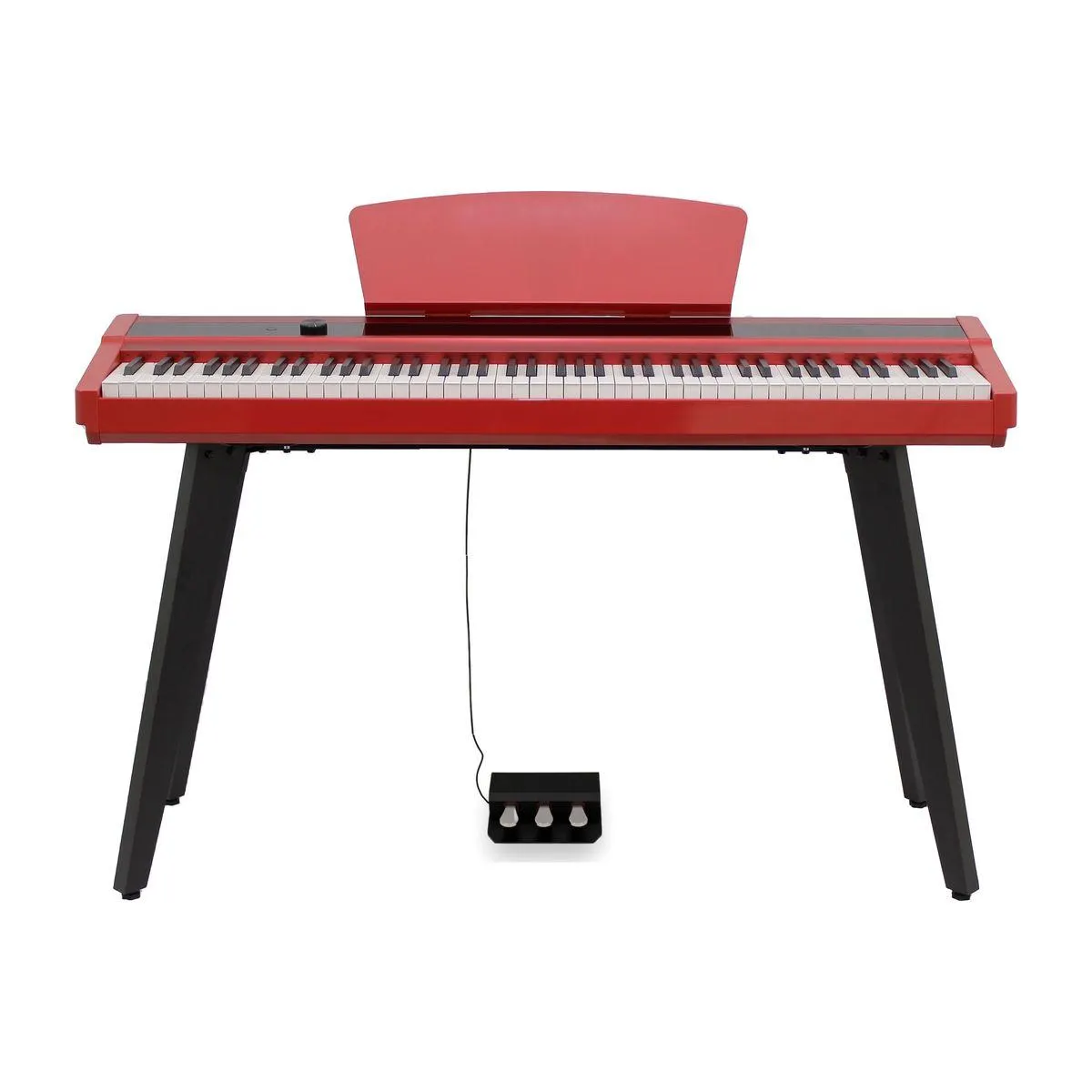 Piano digital P-20 Walters rojo con stand