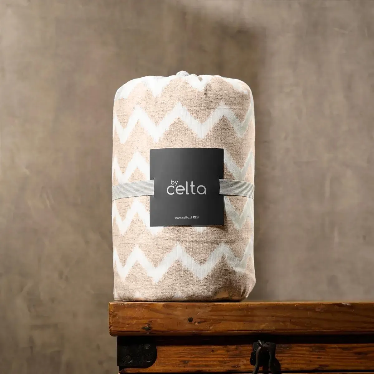 Piecera Lona Zig Zag Beige