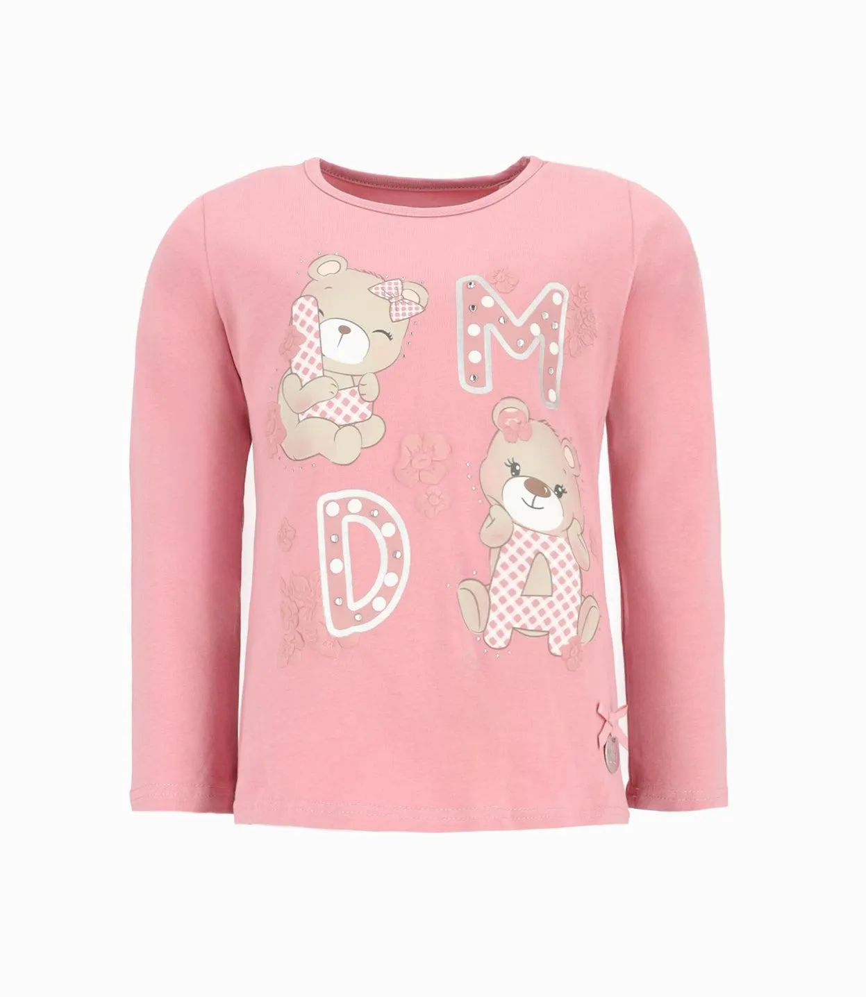 Polera Niña Con Flores