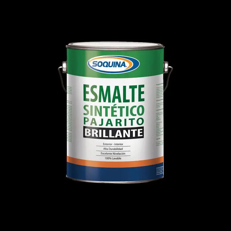 Esmalte sintético Pajarito 1 gl Negro Brillante