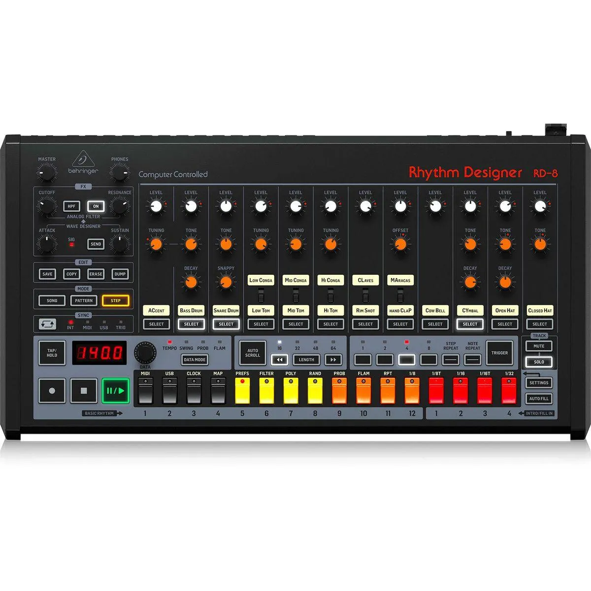 Sintetizador Behringer RD-8 MKII