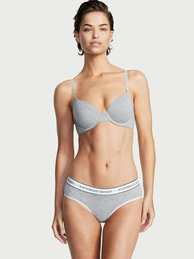 Panty Hiphugger de Algodón con Logo