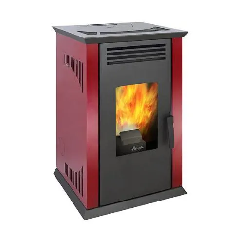 ESTUFA A PELLET ITALY 8100 PLUS ROJA