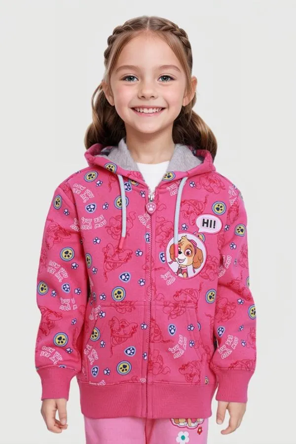 PolerÓn niÑa paw patrol fucsia ii