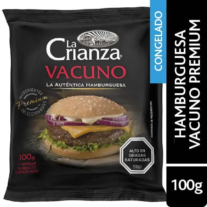 Hamb La Crianza Vacuno Premium 100 Gr