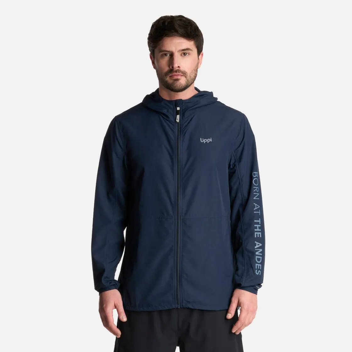 Chaqueta Hombre Nightfall WindBreaker Hoody Jacket Azul Marino Lippi
