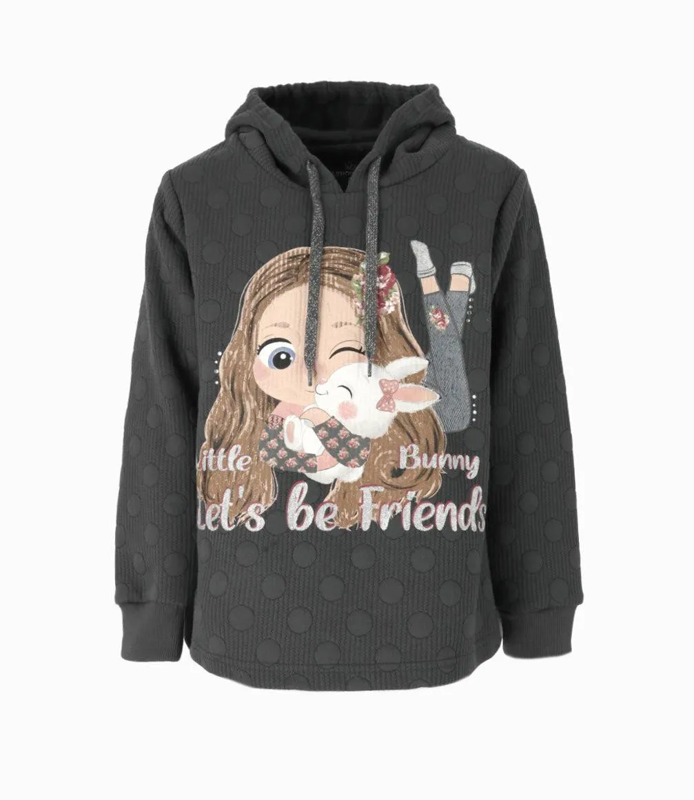 Polerón Niña Con Puntos