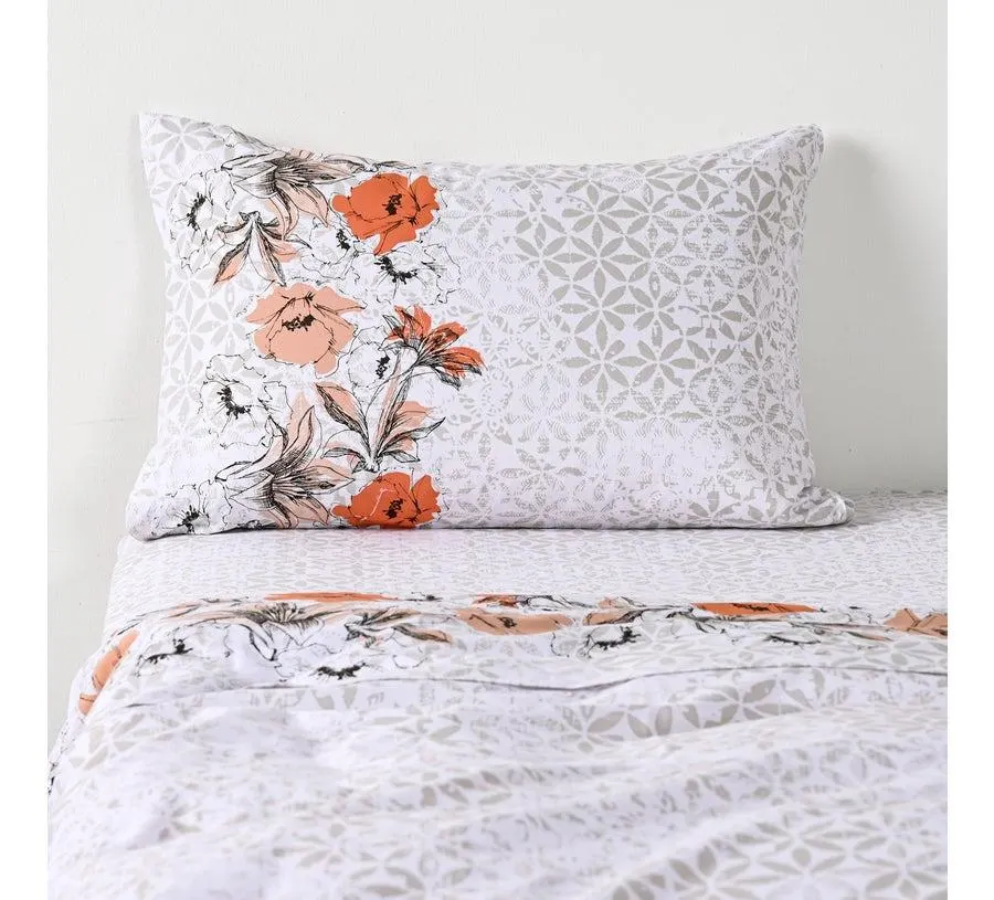 Sábanas 1.5 Plazas 200 Hilos Ashrose