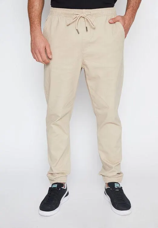 Pantalon Hombre Beige Jogger Family Shop