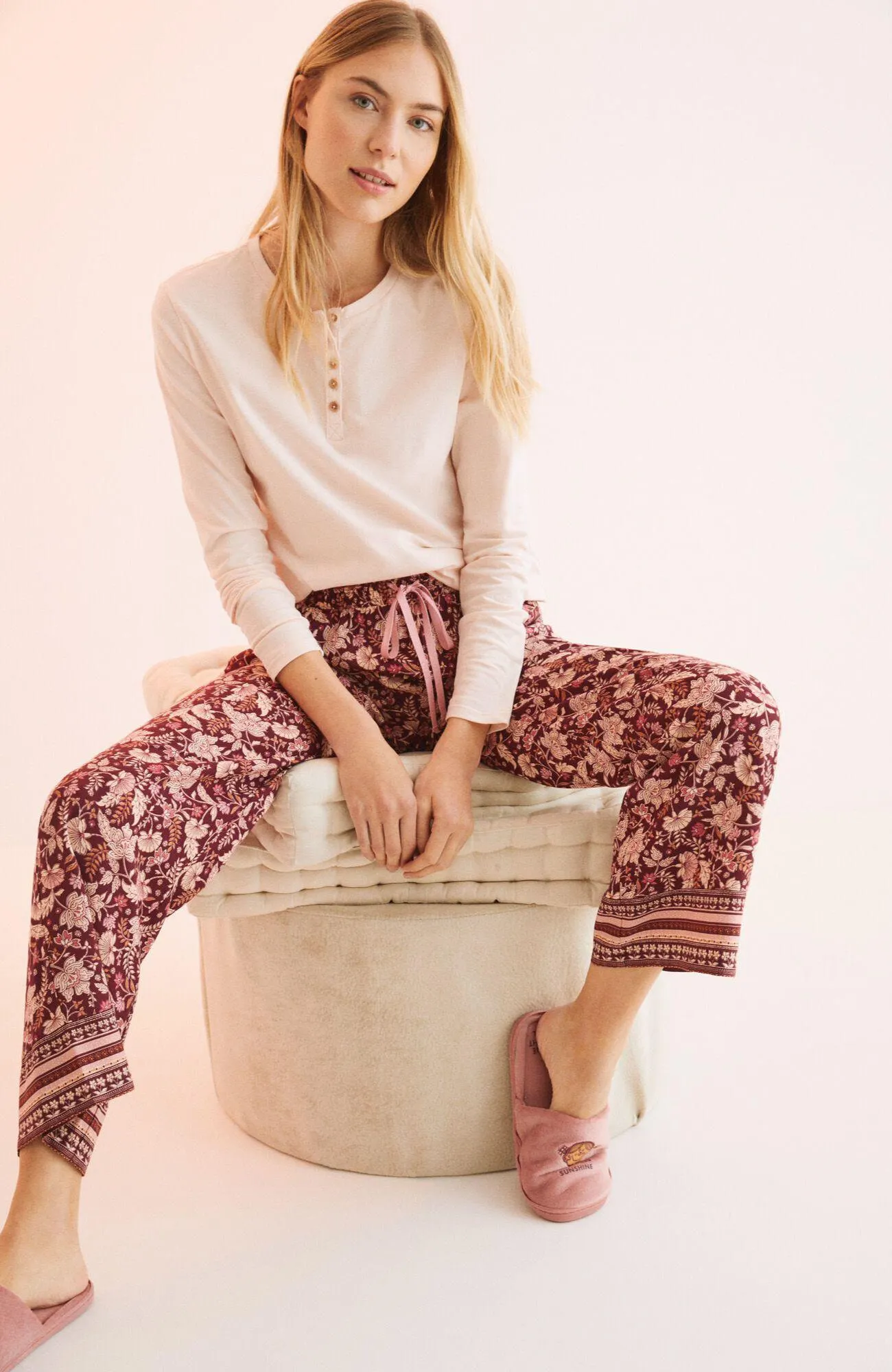 Pantalón Women'Secret Colección Sand Multicolor