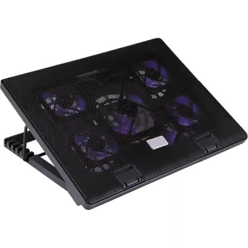 Cooler para Notebook 12" a 17" 5 Ventiladores Base Metálica Ajustable - 601387