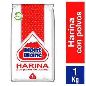 Harina con Polvos de Hornear Bolsa, 1 Kg