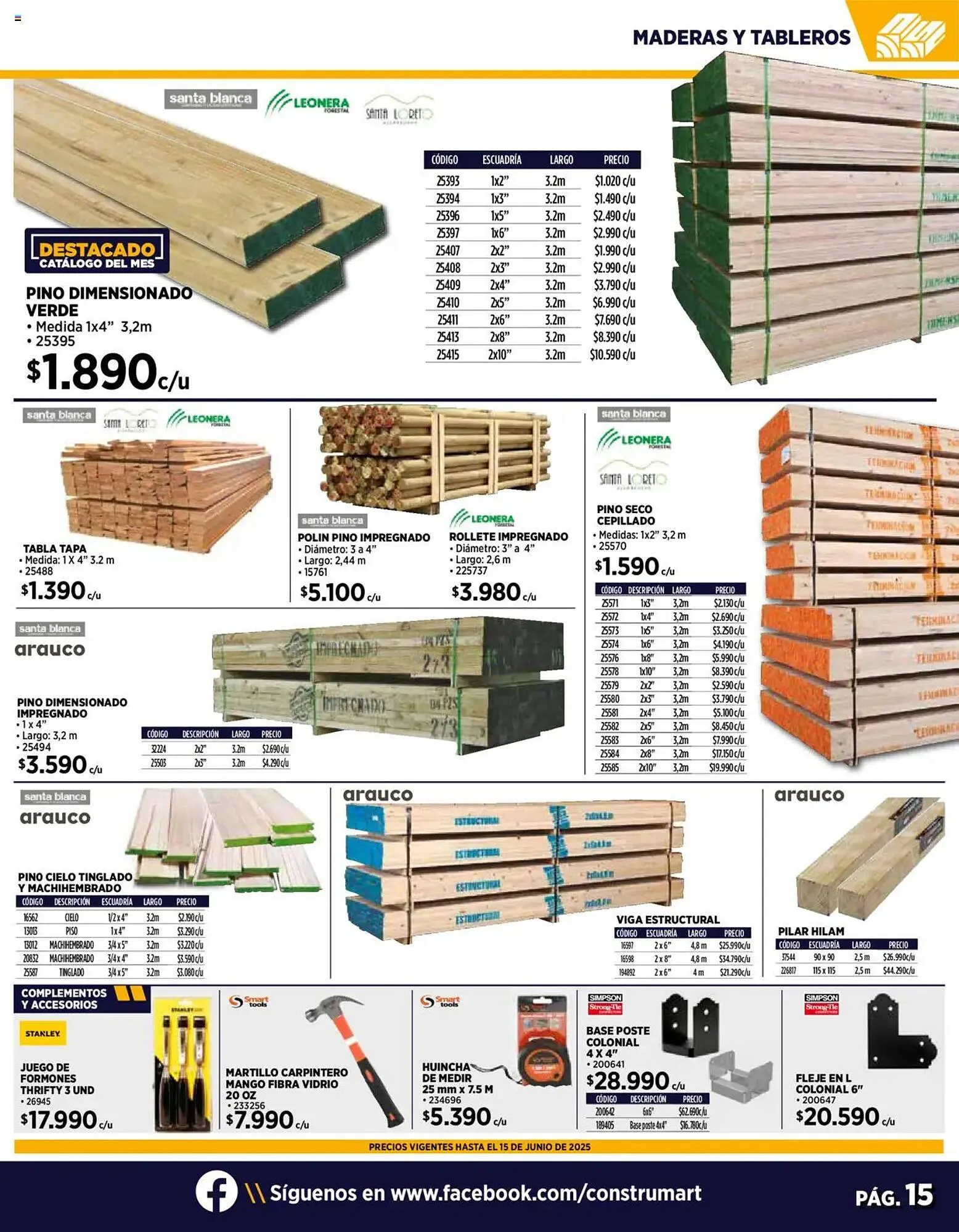 Catálogo de Catálogo Construmart 10 de junio al 3 de julio 2025 - Página 15